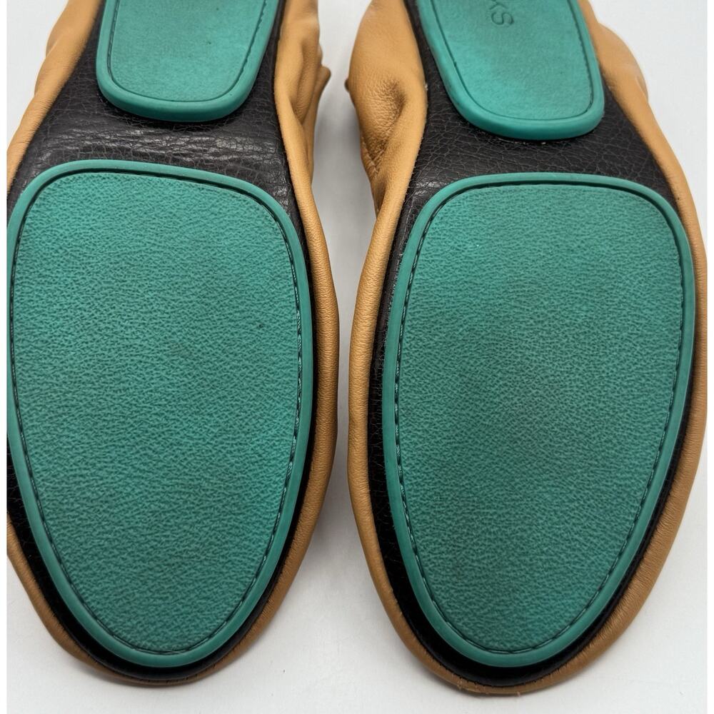 Tieks Gavrieli Ballet Flats Sz 9 M Camel Tan Nappa Leather Foldable Shoes Travel - Picture 16 of 16
